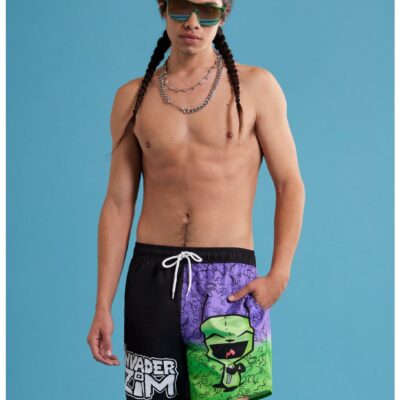 Invader Zim GIR Ombre Swim Trunks