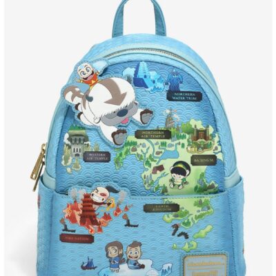 Loungefly Avatar: The Last Airbender Map Mini Backpack