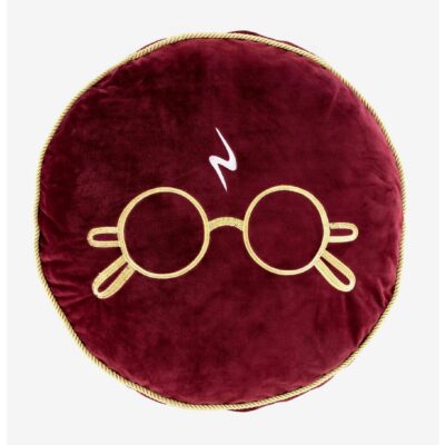 Harry Potter Glasses & Scar Round Pillow