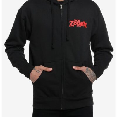 Rob Zombie Evil Portrait Hoodie