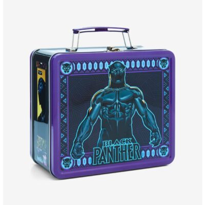 Marvel Black Panther Metal Lunch Box & Soup Container Set