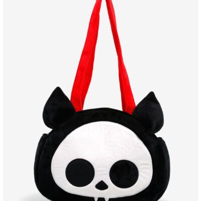 Skelanimals Diego Face Plush Tote Bag