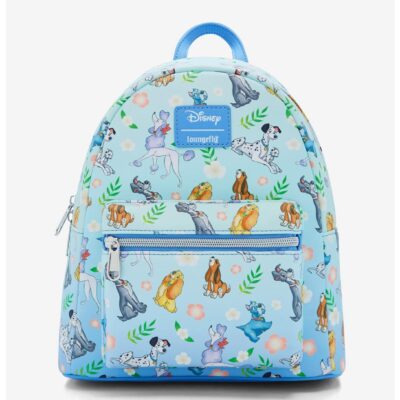 Loungefly Disney Dogs Floral Mini Backpack