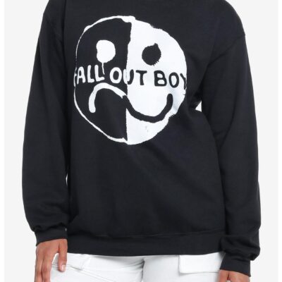 Fall Out Boy Split Smile Girls Sweatshirt