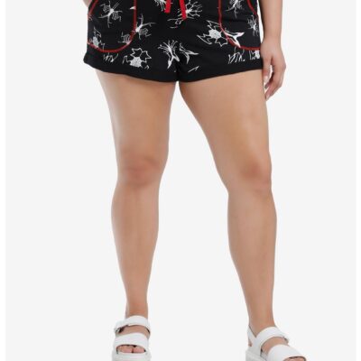 Her Universe Marvel Madame Web Icons Girls Lounge Shorts Plus Size