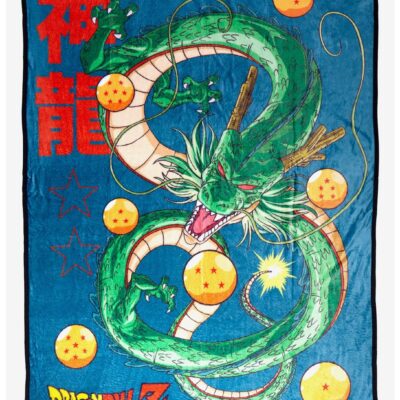 Dragon Ball Z Shenron Dragon Ball Throw Blanket & Pillow Set