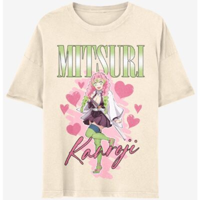 Demon Slayer: Kimentsu No Yaiba Mitsuri Boyfriend Fit Girls T-Shirt