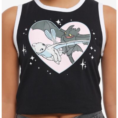 How To Train Your Dragon Toothless & Light Fury Girls Tank Top