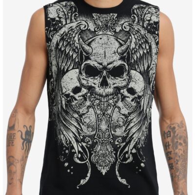 Evil Skulls Muscle Tank Top