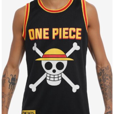 One Piece Straw Hat Crew Varsity Tank Top