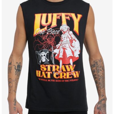 One Piece Luffy Captain Muscle Tank Top