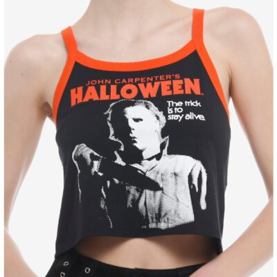 Halloween Michael Myers Girls Crop Cami