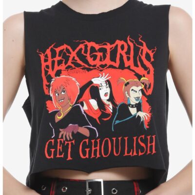 Scooby-Doo! The Hex Girls Crop Girls Muscle Tank Top