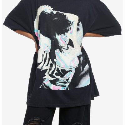 Billie Eilish Portrait Girls Oversized T-Shirt