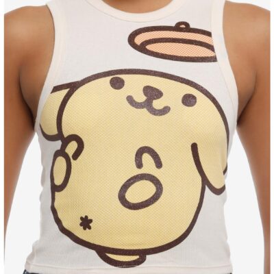 Pompompurin Jumbo Glitter Girls Tank Top