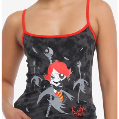 Ruby Gloom Carousel Grey Wash Girls Cami