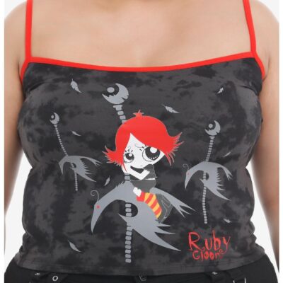 Ruby Gloom Carousel Grey Wash Girls Cami Plus Size