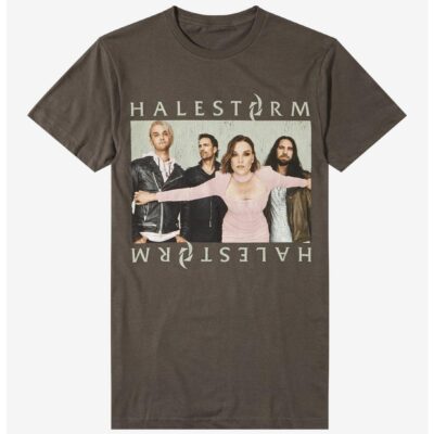 Halestorm Group Boyfriend Fit Girls T-Shirt