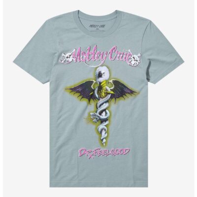 Motley Crue Dr. Feelgood Boyfriend Fit Girls T-Shirt