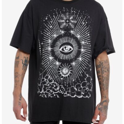 Cosmic Aura As Above So Below Oversized T-Shirt