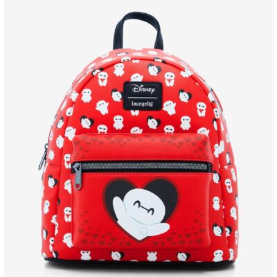 Loungefly Disney Big Hero 6 Baymax Allover Print Mini Backpack