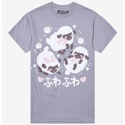 Sheep Fuwa Fuwa T-Shirt By Samantha Whitten