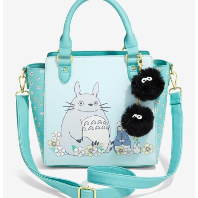 Studio Ghibli My Neighbor Totoro Soot Sprite Fuzzy Charm Satchel Bag