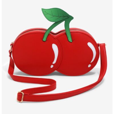 Cherry Figural Crossbody Bag