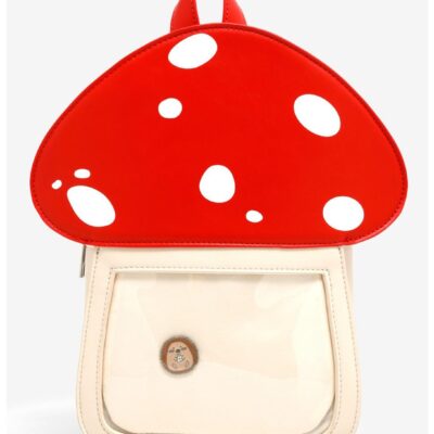 Mushroom Pin Collector Mini Backpack