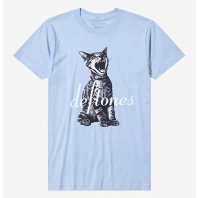 Deftones Like Linus Cat Boyfriend Fit Girls T-Shirt