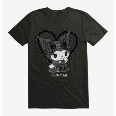 Kuromi Lacey Black Heart T-Shirt