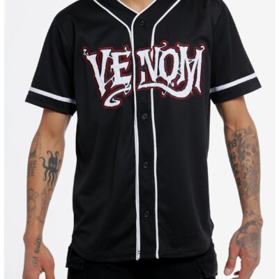 Marvel Venom Face Baseball Jersey