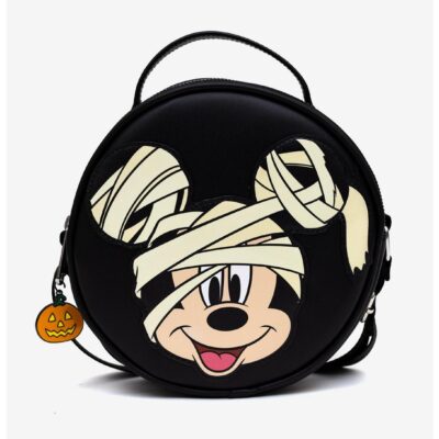 Disney Mickey Mouse Mummy Glow in the Dark Smiling Crossbody Bag