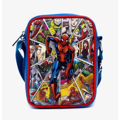 Marvel Spider-Man Beyond Amazing Character Collage Crossbody Bag