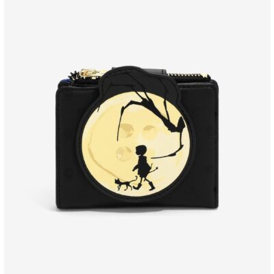 Coraline Moon Silhouette Mini Flap Wallet