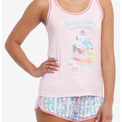 Hello Kitty And Friends Ice Cream Girls Lounge Set