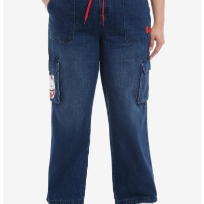 Hello Kitty Apple Cargo Jeans Plus Size