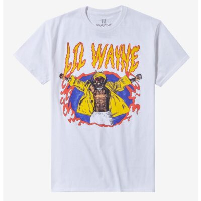 Lil Wayne Yellow Jacket Portrait Boyfriend Fit Girls T-Shirt