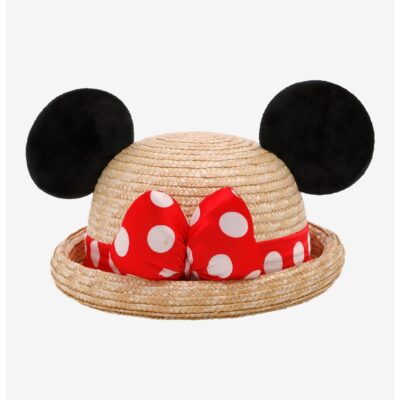 Disney Minnie Mouse 3D Ear Straw Hat