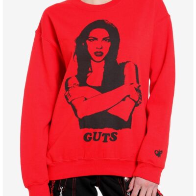 Olivia Rodrigo GUTS Red Girls Sweatshirt