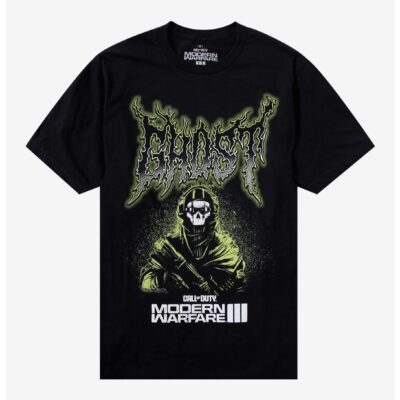 Call Of Duty: Modern Warfare III Ghost Metal T-Shirt