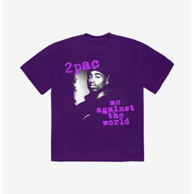 Tupac Me Against The World Boyfriend Fit Girls T-Shirt