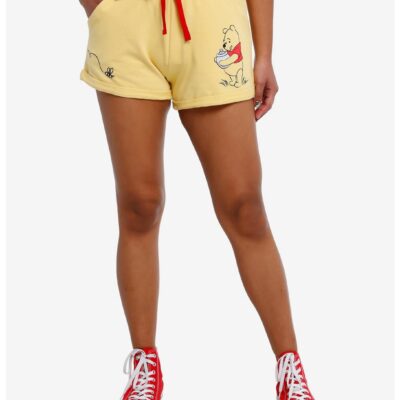 Disney Winnie The Pooh Bee & Hunny Girls Lounge Shorts