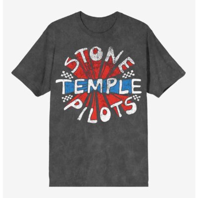 Stone Temple Pilots Checkered Flag T-Shirt