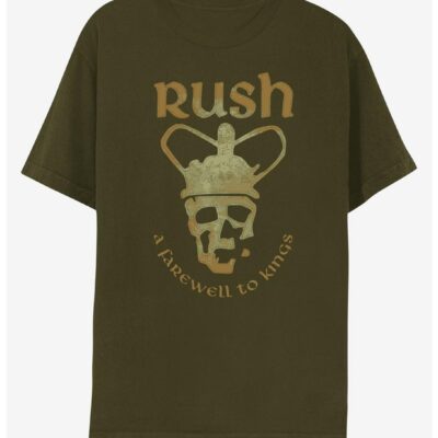 Rush Farewell To Kings Boyfriend Fit Girls T-Shirt