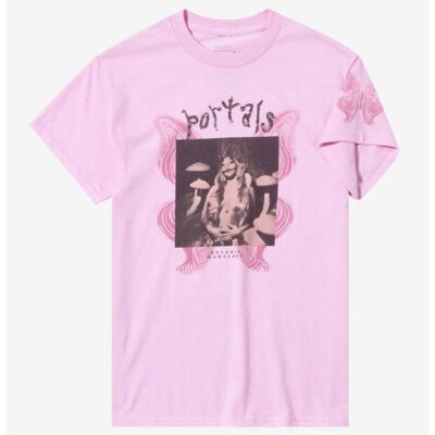 Melanie Martinez Portals Creature Portrait Pastel Pink T-Shirt