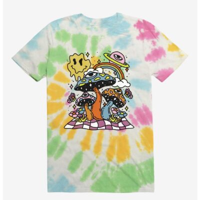 Trippy Mushroom Tie-Dye T-Shirt