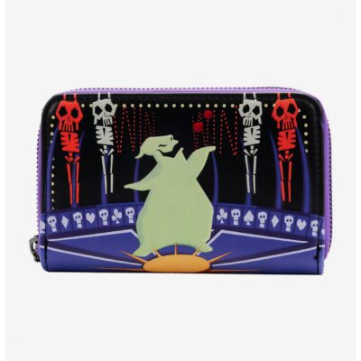 Loungefly Disney Nightmare Before Christmas Lock Shock Barrel Oogie Boogie Zip Around Wallet