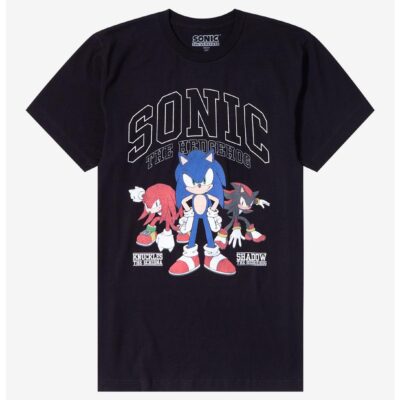 Sonic The Hedgehog Varsity Trio T-Shirt