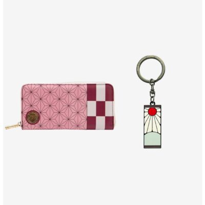 Demon Slayer: Kimetsu No Yaiba Keychain and Nezuko Kamado Wallet